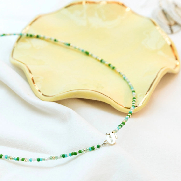 Rhimani Turquoise Beaded Necklace